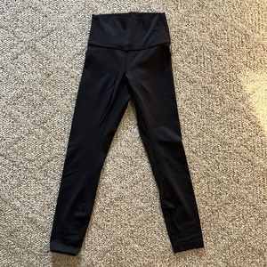 Black lululemon leggings size 4